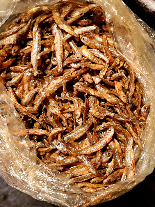 Deep Fried Omena/Sliver Ciprinid/ Mukene/ Lake Victoria Sardine/ Daaga - 1KG