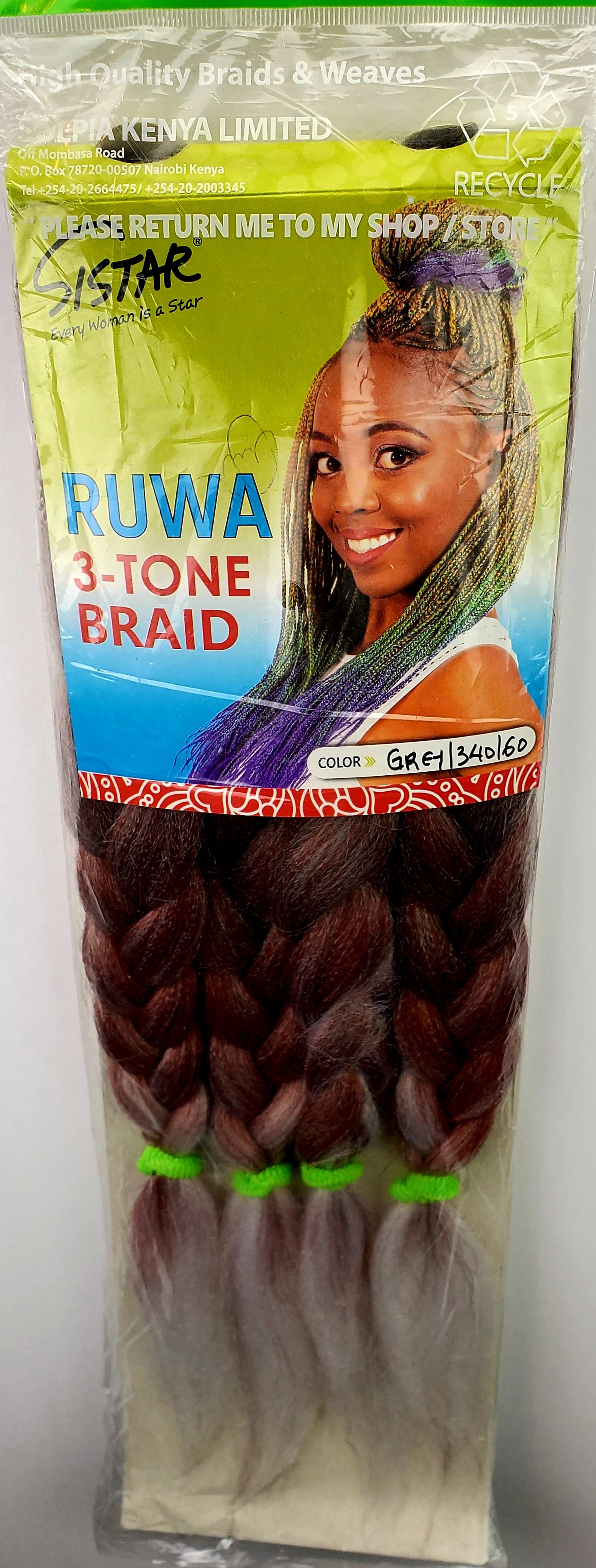 Ruwa 3-Tone Braid