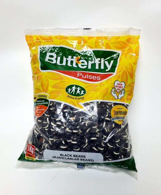 Njahi Black Beans (Kenyan Njahi/Lablab Beans/Black beans)